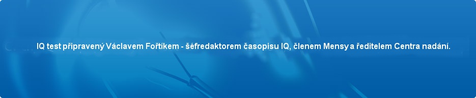 Udělejte si IQ test a zjistěte jak na tom ve skutečnosti jste